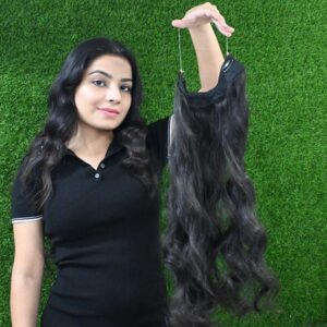 Wavy Halo Hair Extensions